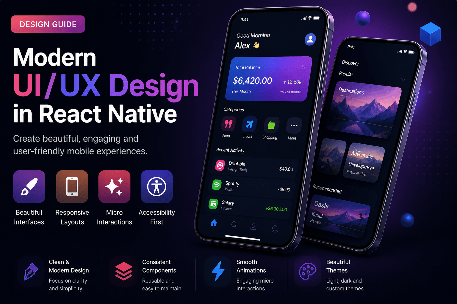 Modern UI/UX Design in React Native (2026 Trends)